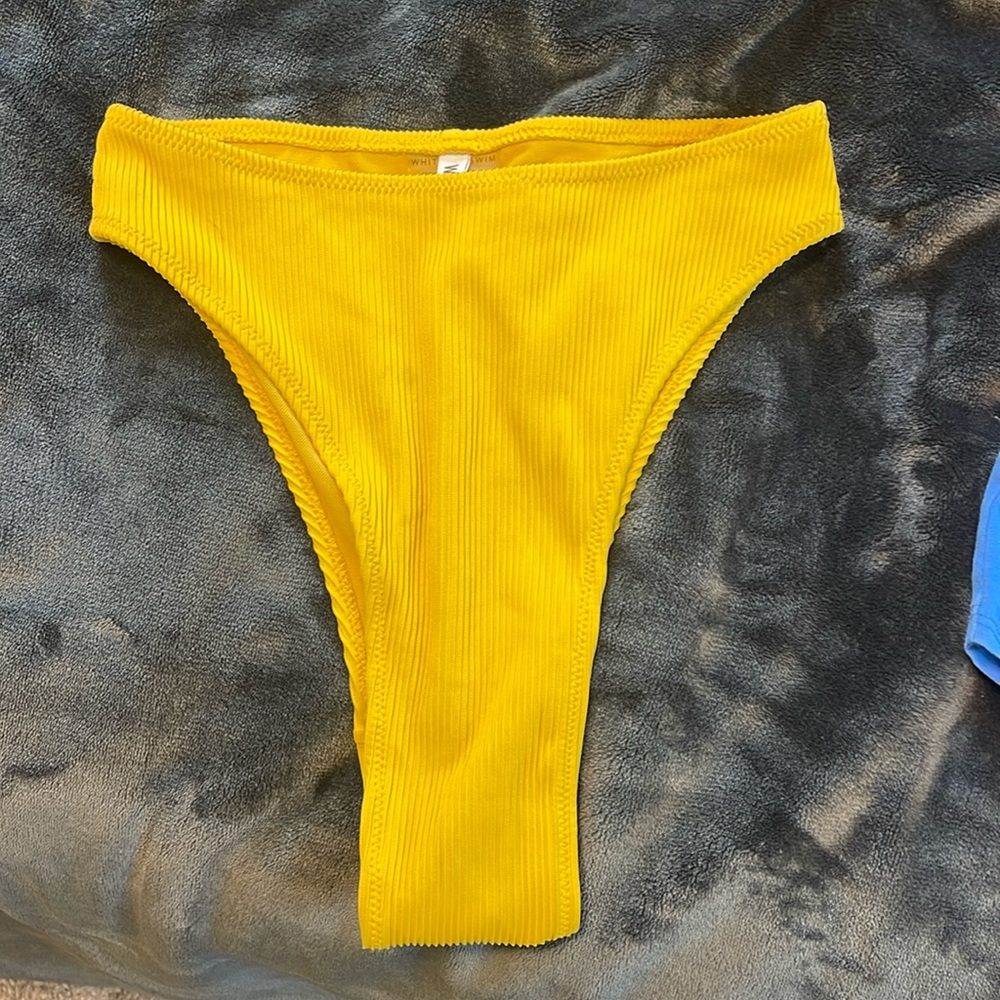 White Fox High Waisted Bikini Bottoms